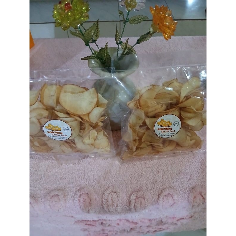 

Keripik singkong original. 400gram/2bungkus