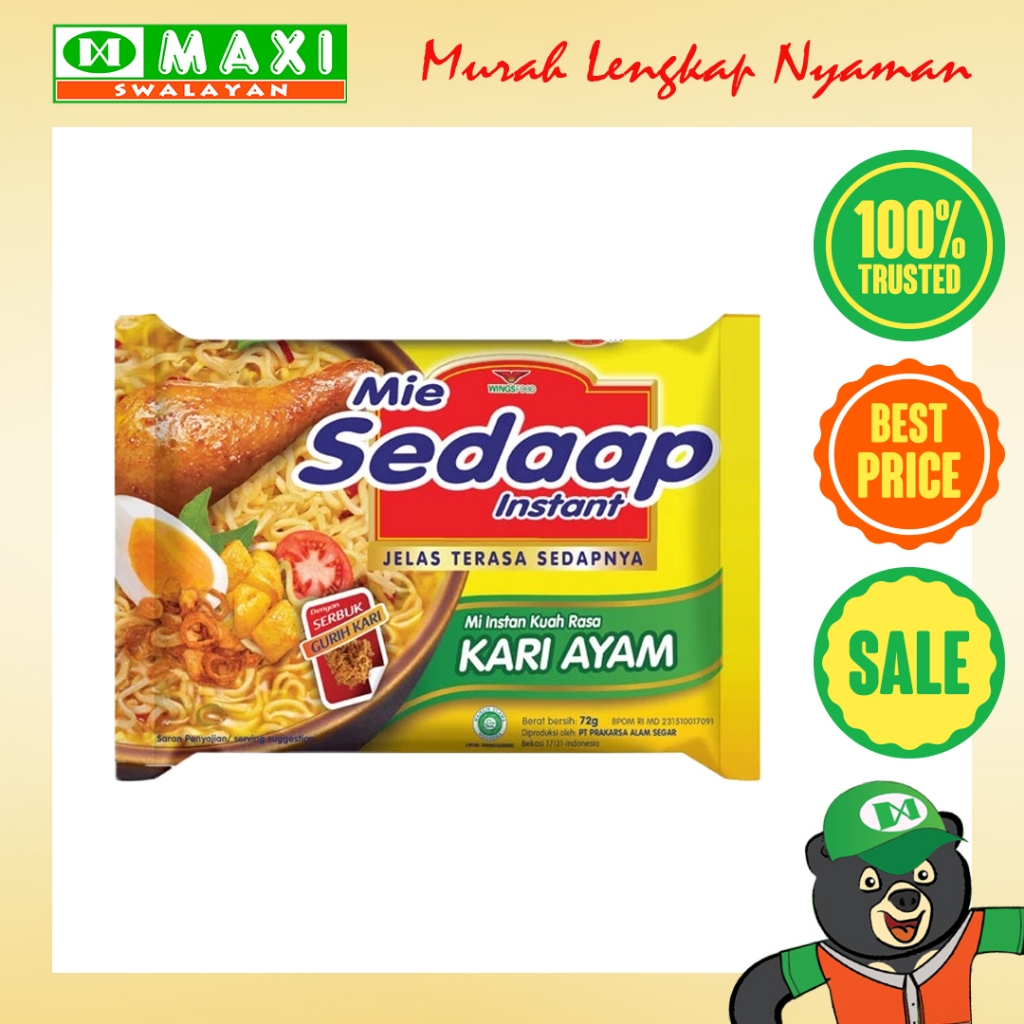 

Mie Sedaap Kari Ayam 72gr