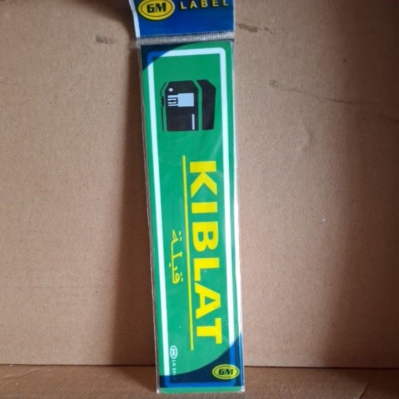 

acliric sign KIBLAT gm label