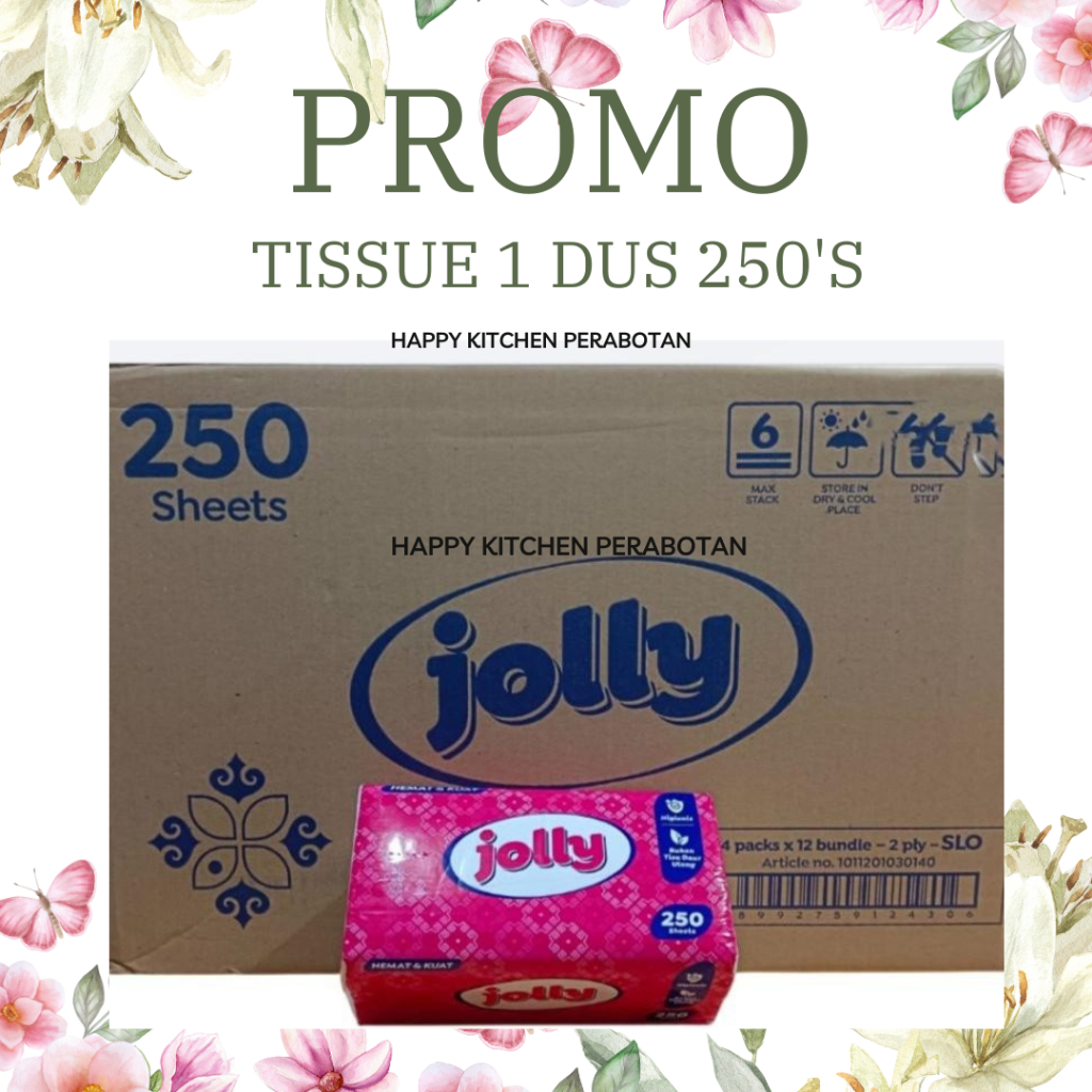 PROMO TISSUE JOLLY 250 PER DUS