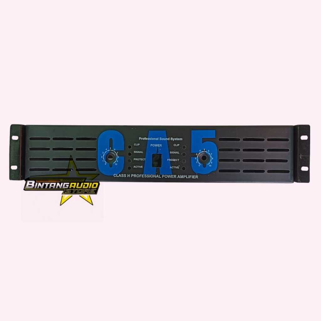 Box Power Amplifier CA-5 2Channel / Bok Power Sound System CA5 2 Chanel Bahan Plat Besi