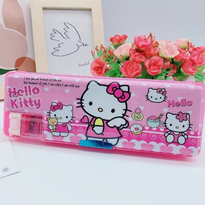 

Kotak Pensil karakter/ Pensil Magnet 2 Sekat / Kotak Pensil Anak Dilengkapi Rautan / Kotak Pensil Karakter Lucu