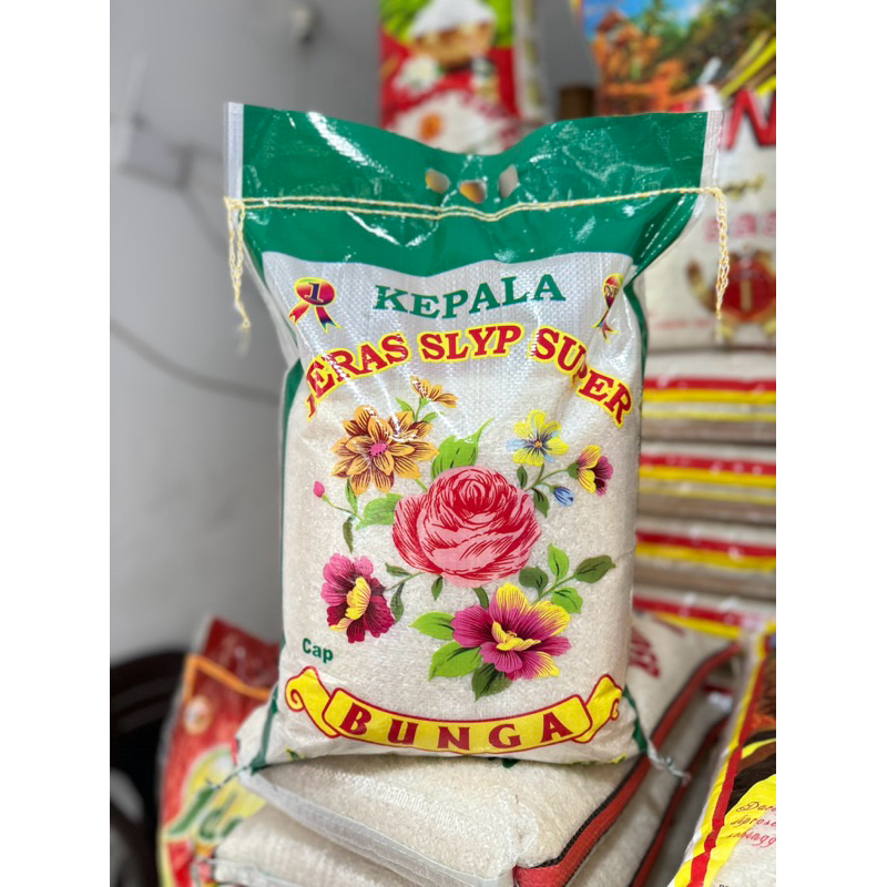 

RJ-BERAS CAP BUNGA@ 5,10&20Kg