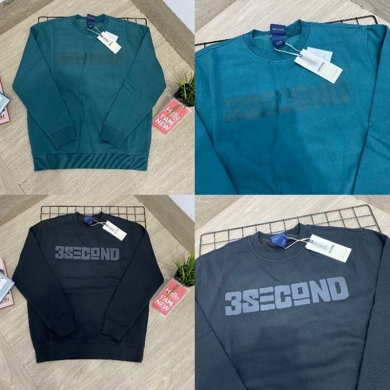 Sweater 3Second Pria Original