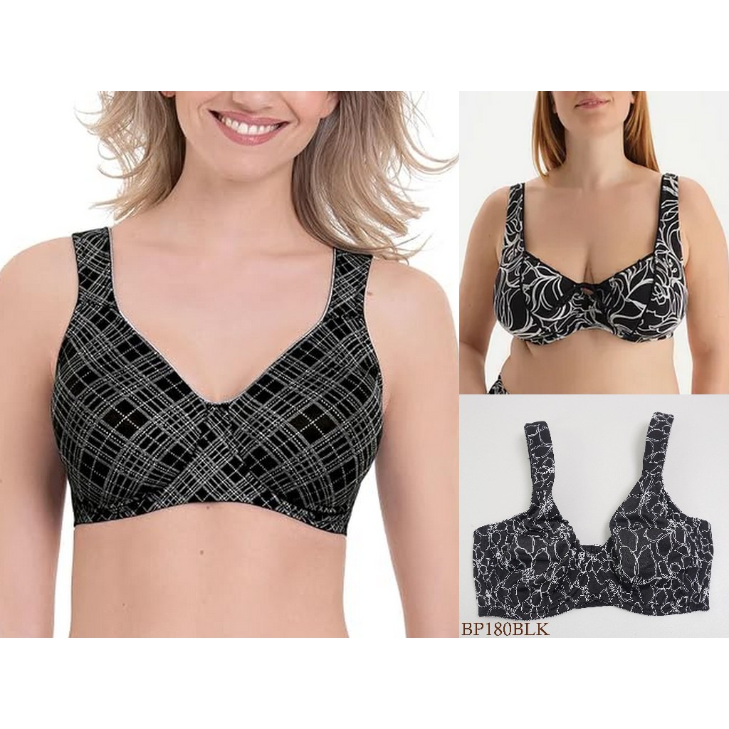 Bra Wanita Kawat Tanpa Busa BONPRIX Full Cup Big Size 34DD s/d 46DD Pakaian Dalam Underwear / Beha J