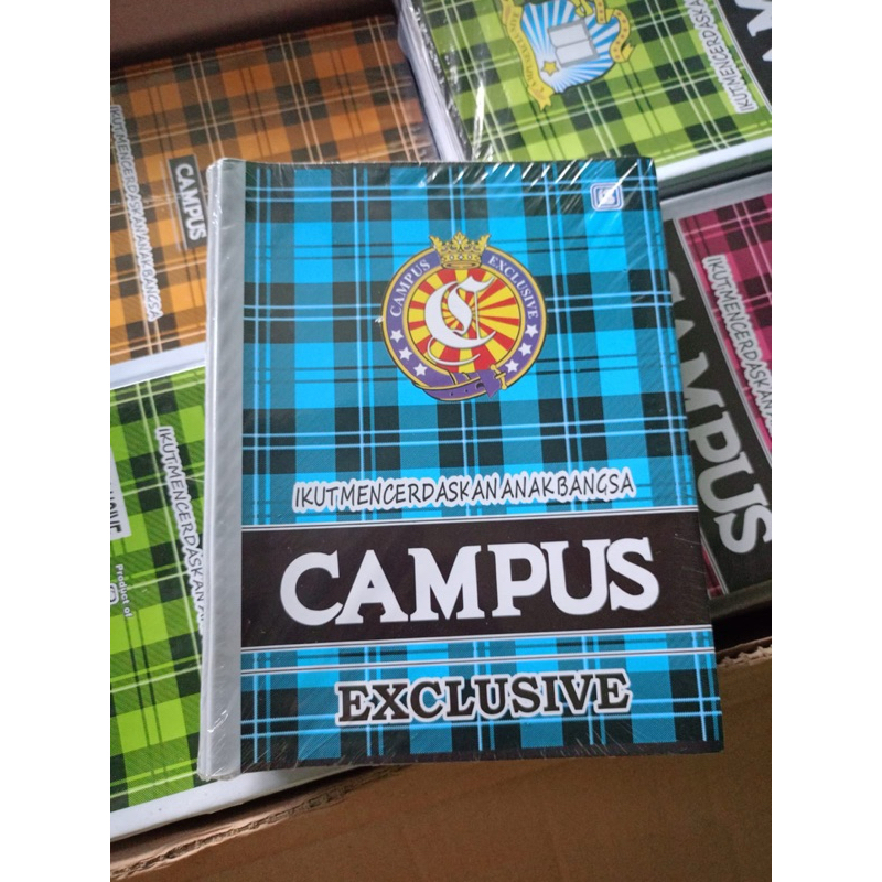 

(PROMO) Buku Tulis Campus Exlusive 1pak isi 10 buku 58 lembar Campus Exlusive // Buku Tulis Sekolah bergaris / Buku Tulis Sekolah Terlaris