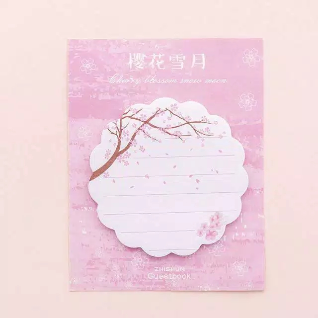 

STICKY NOTE MOTIF BUNGA SAKURA MEMO IT MEMO MINI