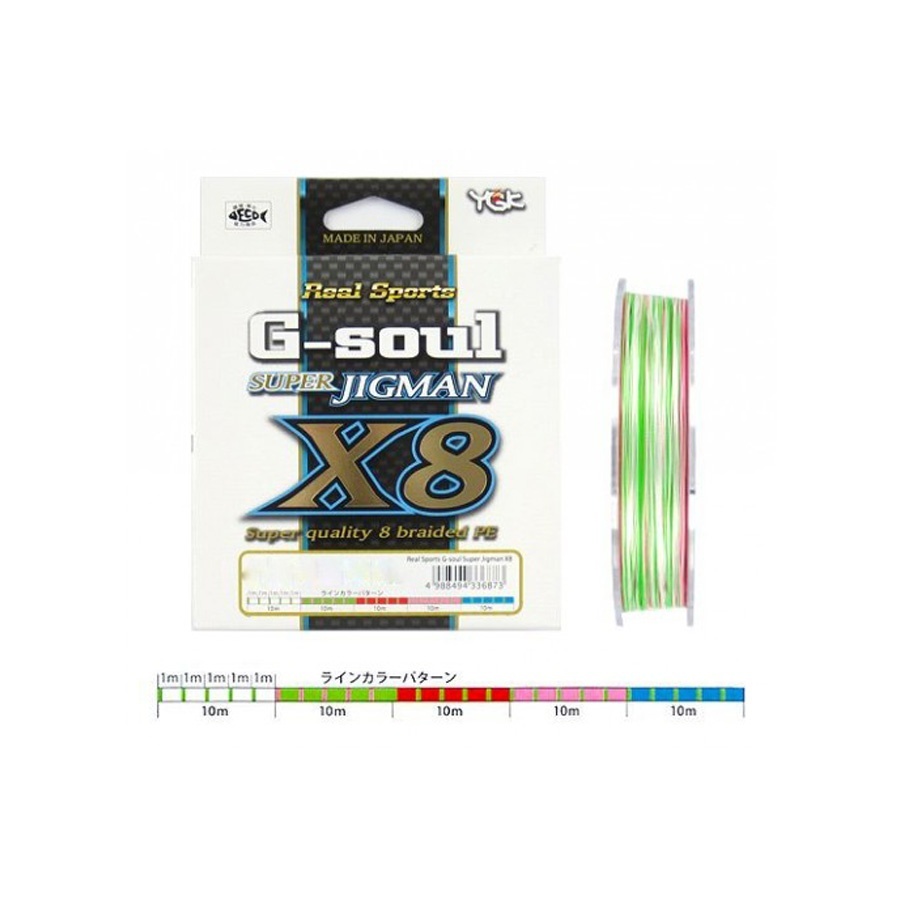 Senar Pancing YGK G-SOUL SUPER JIGMAN X8 300m PE-5