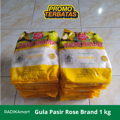 

GULA Pasir Rose Brand Kuning / 1000 gram