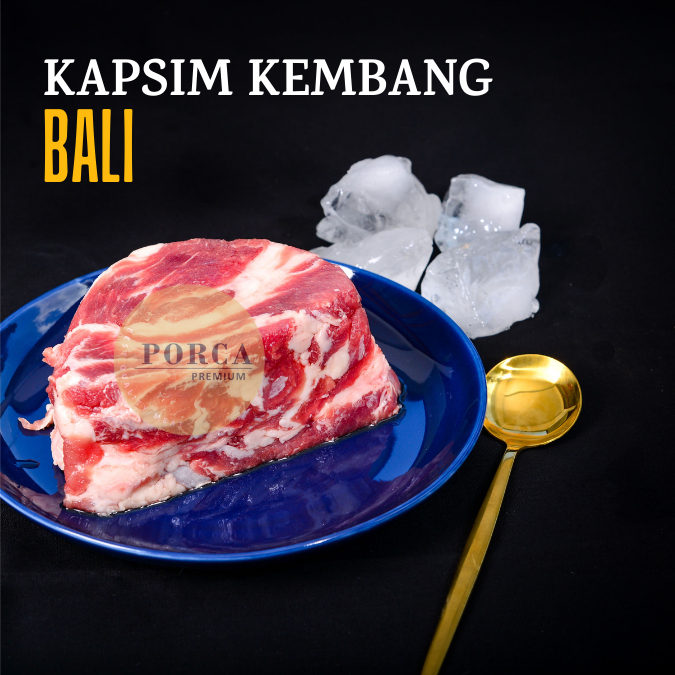 

Daging Babi Bali Bagian Kapsim Kembang Pork Shoulder