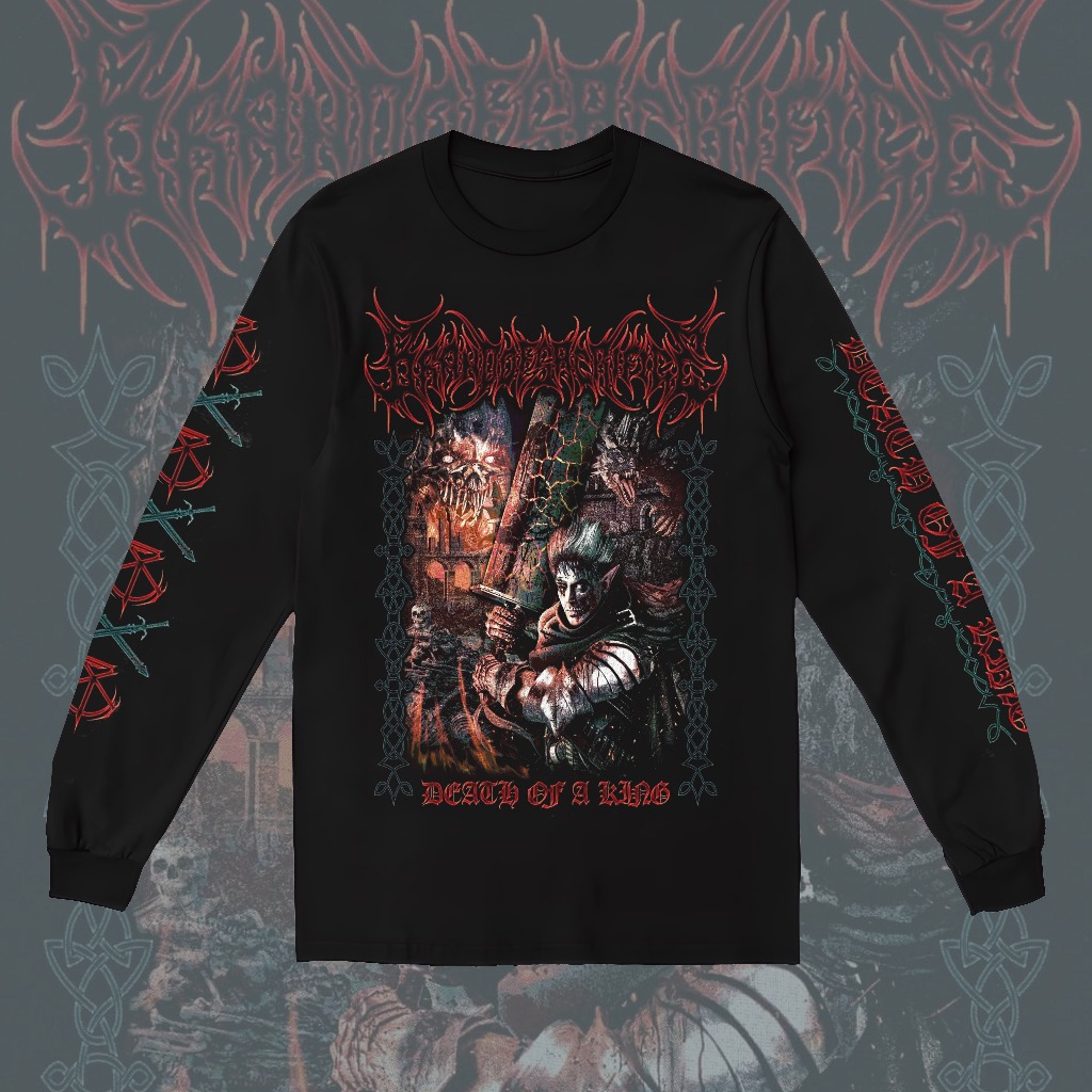 Kaos BOOTLEG Musik Deathmetal BRAND OF SACRIFICE 3 100% Cotton COMBED 30s Tangan Panjang Rib
