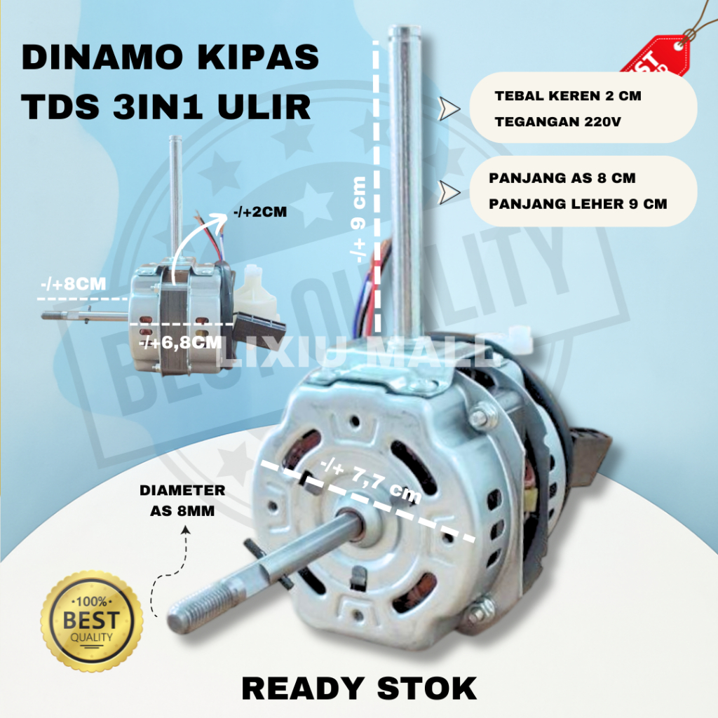 Dinamo Kipas OKAYAMA TDS 18 inch / Mesin Kipas Angin OKAYAMA / Motor OKAYAMA ULIR