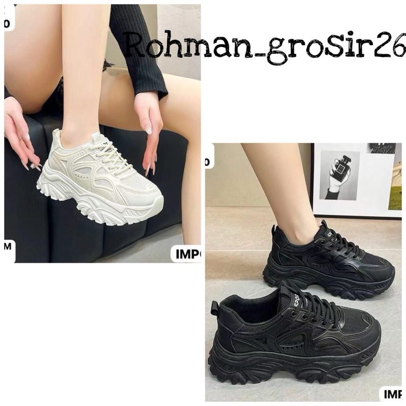 SEPATU WEDGES WANITA TINGGI IMPORT