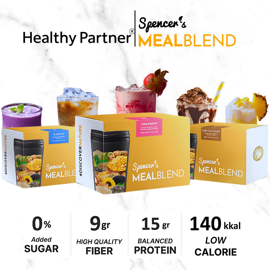 

Spencer's MealBlend All Varian–Solusi Praktis Meal Replacement Multigrain Alami untuk Nutrisi Sehat