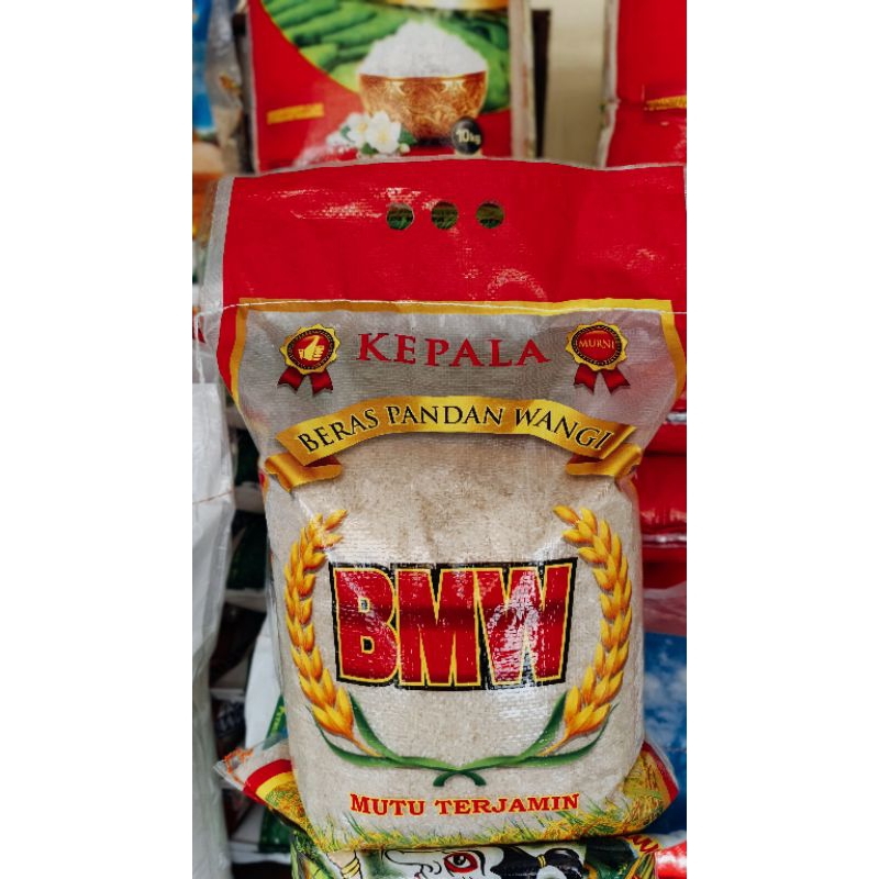 

beras BMW super merah premium enak dan pulen