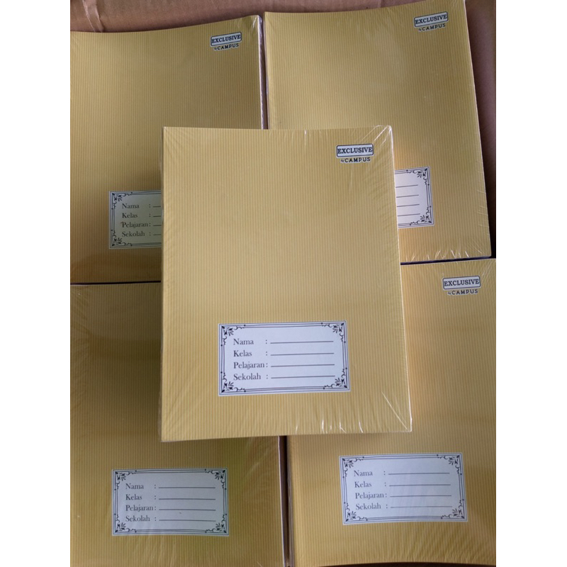 

BUKU TULIS CAMPUS KUARTO SAMPUL COKLAT 38 LEMBAR ISI 10 BUKU