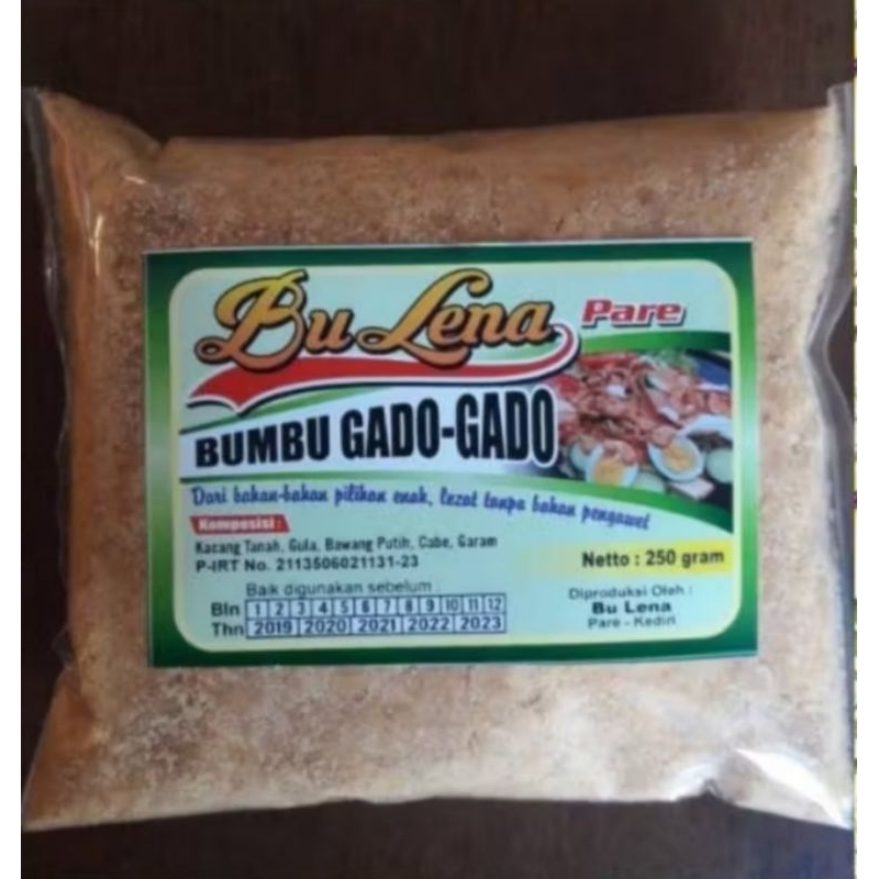 

BUMBU GADO-GADO INSTANT Bu Lena