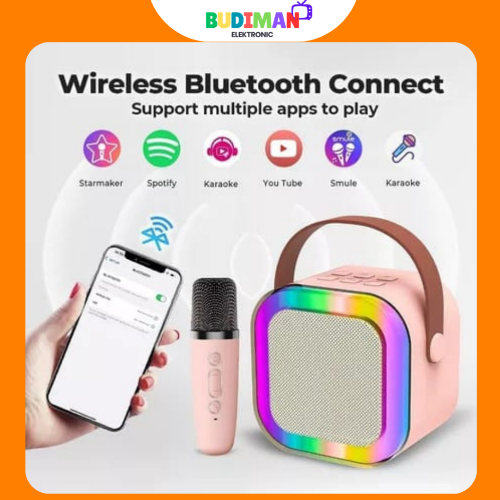 Speaker Bluetooth Mini Karaoke Speaker Karaoke Wireless Portable