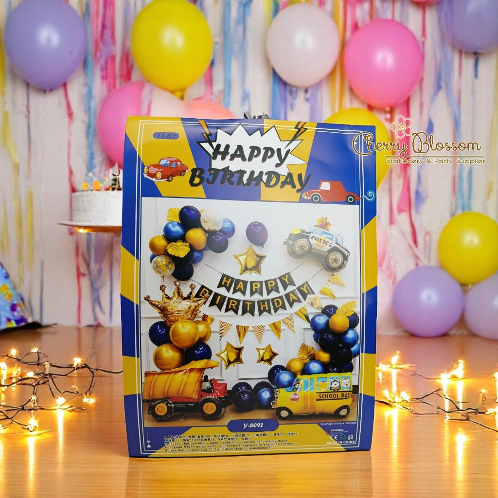 Balon Paket Dekorasi Karakter/Set Balon Birthday Party