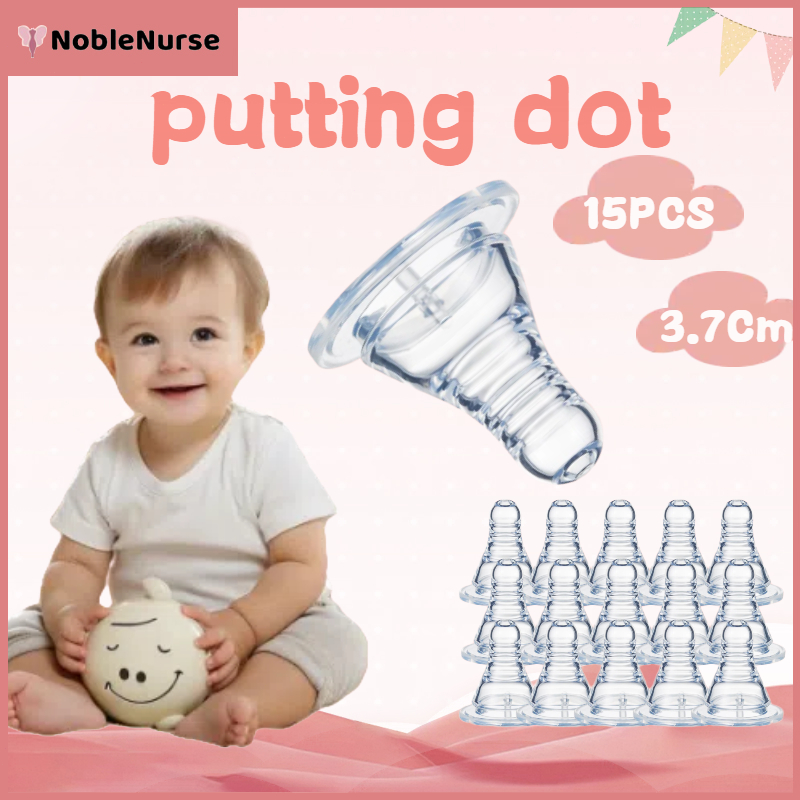 15PCS Puting Dot Bayi Karet Dot Pigeon Peristaltic Slim Neck Nipple Murah Dot Bayi botol susu XNZ