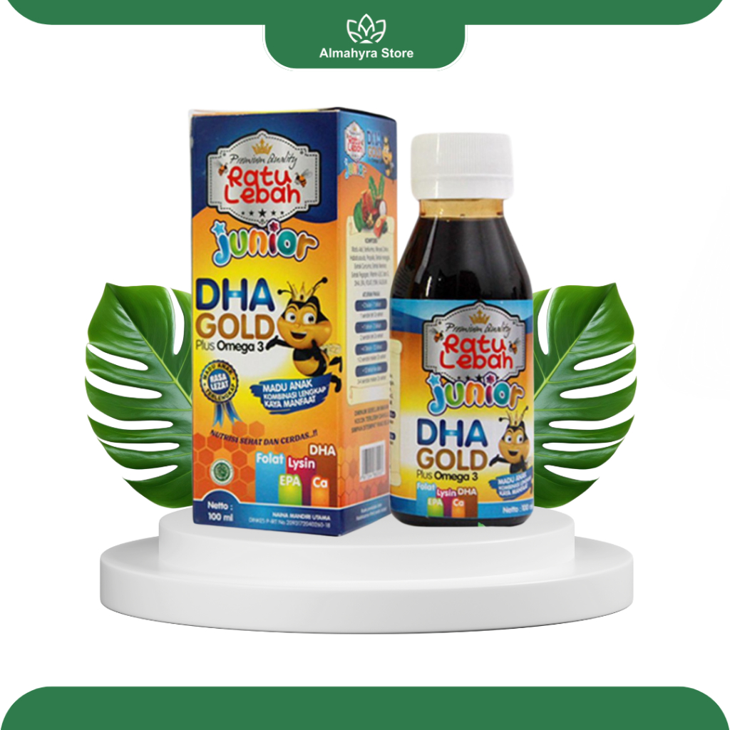 

Madu Anak Ratu Lebah Junior DHA GOLD KEMASAN BARU 150 gr ORIGINAL