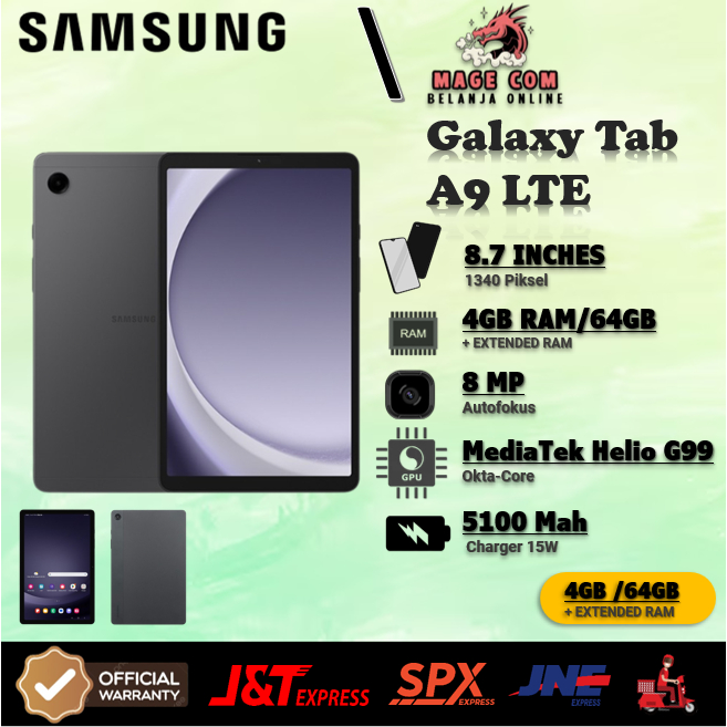 SAMSUNG GALAXY TAB A9 LTE 4/64 - GRAPHITE