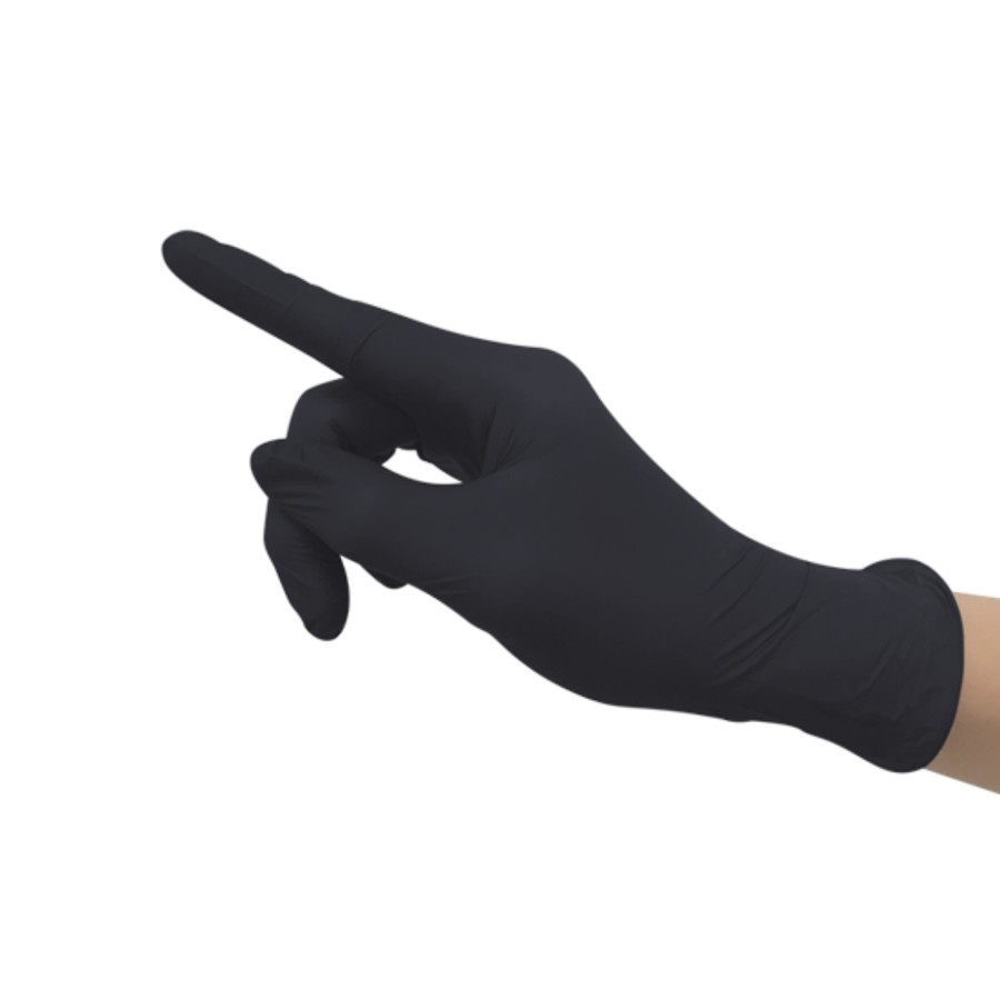 Sarung Tangan Food Black Nitrile Gloves