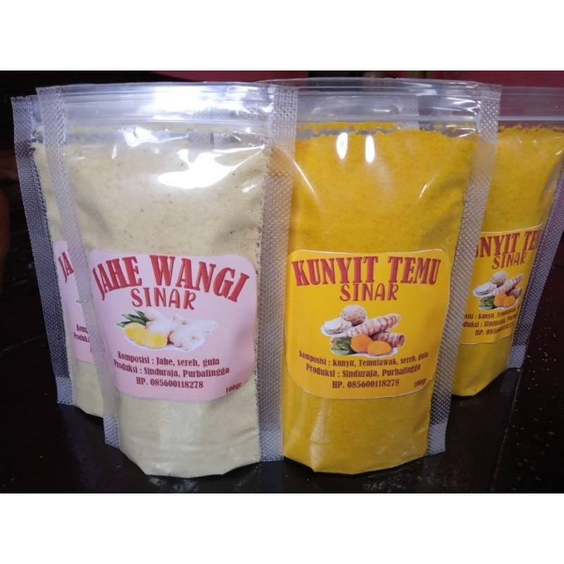 

Serbuk Kunyit Temulawak / Minuman Tradisional / Minuman herbal Kunyit Temulawak