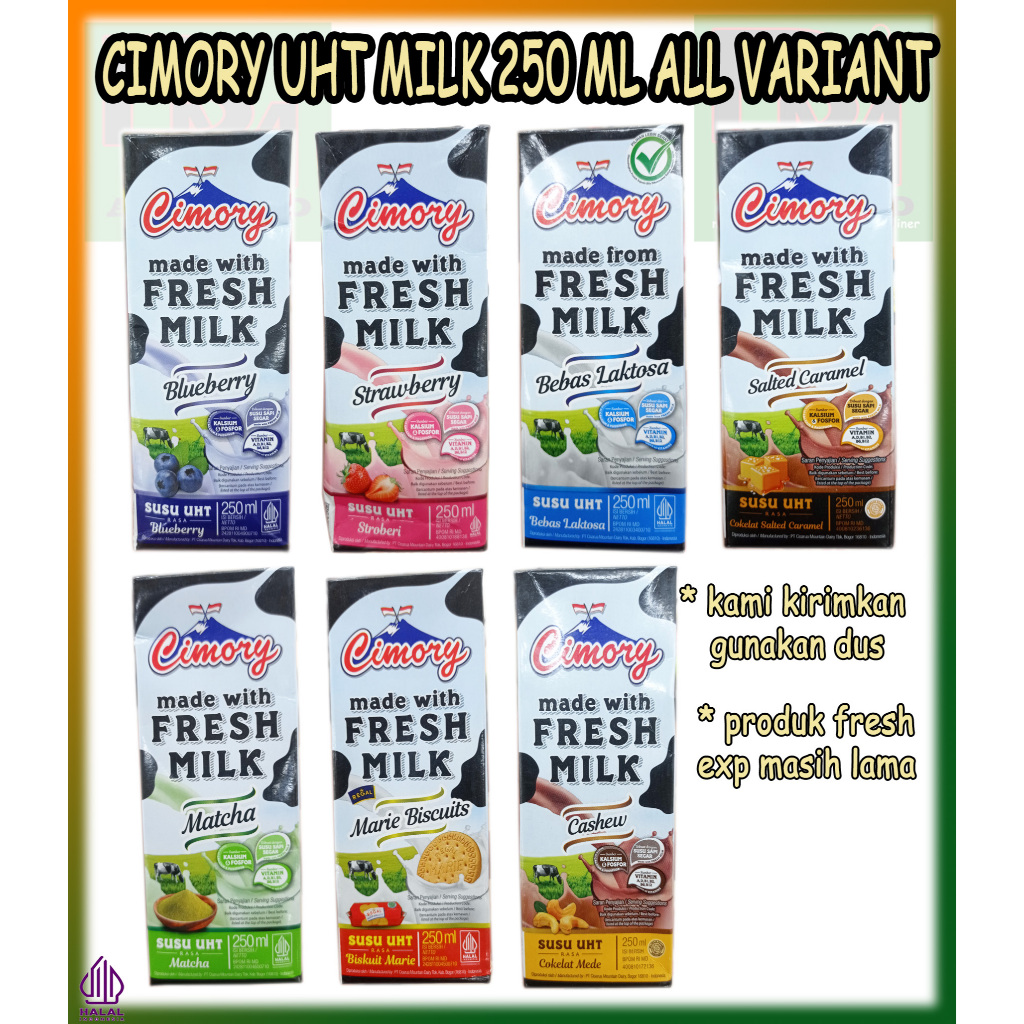 

Susu UHT Cimory Kemasan 250 ml Ready Berbagai Rasa