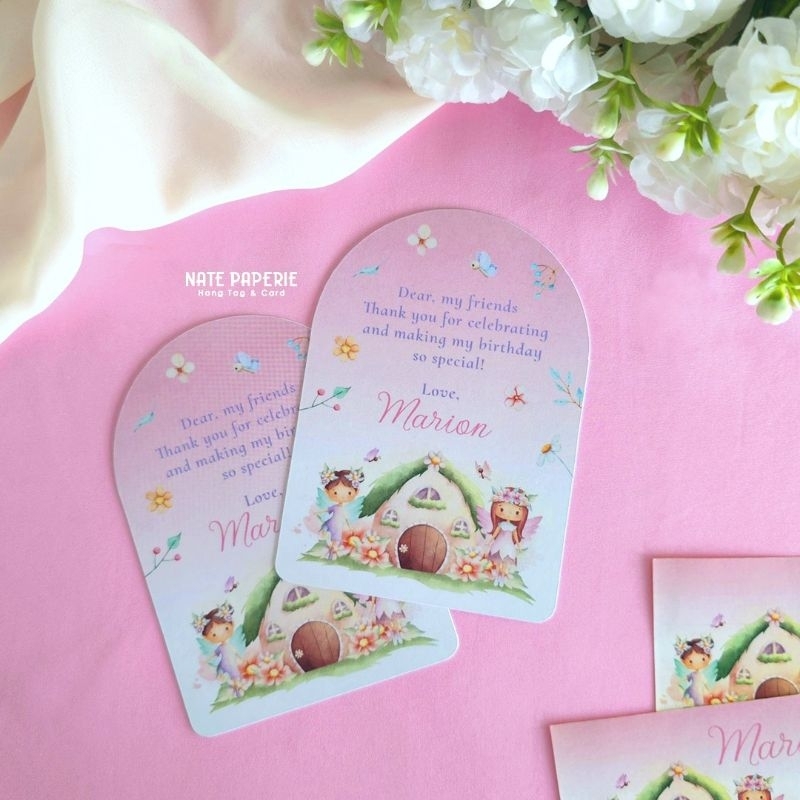 

FAIRY Hang Tag Tebal TIDAK LETOY, Card, Sticker