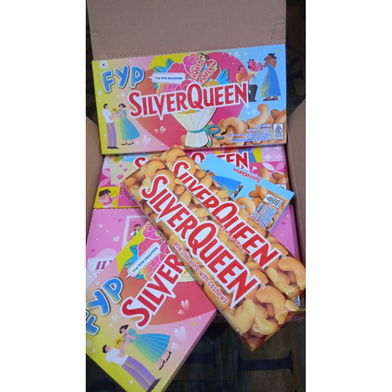 

SILVERQUEEN CASHEW 55 gram EDISI Valentine COKELAT COKLAT Special Pack Isi 2 55 gram Coklat Silverqueen Cokelat Coklat Murah