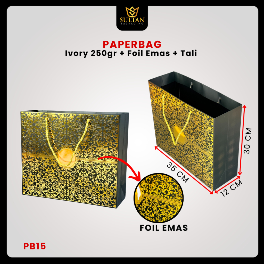 

Paper Bag Hadiah Jumbo / Premium Gift Bag / Tas Kado Jinjing / PB15