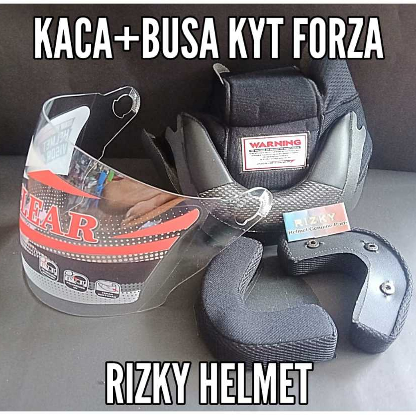 Busa Helm KYT Forza + kaca Helm KYT FORZA, busa helm KYT Forza dan kaca helm kyt forza