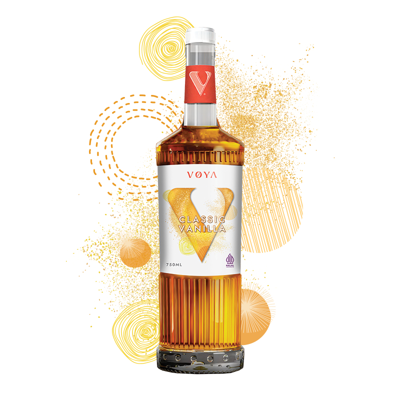 

VOYA Premium Classic Vanilla Syrup 750 ML (Sirup Premium Rasa Classic Vanilla)