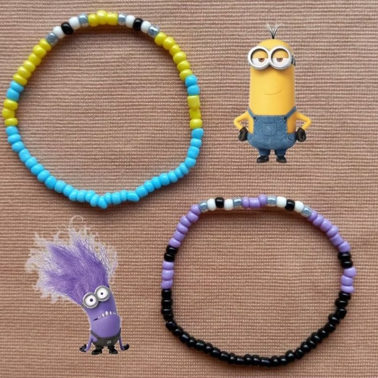 Minion bracelet || Couple bracelet || Beads bracelet