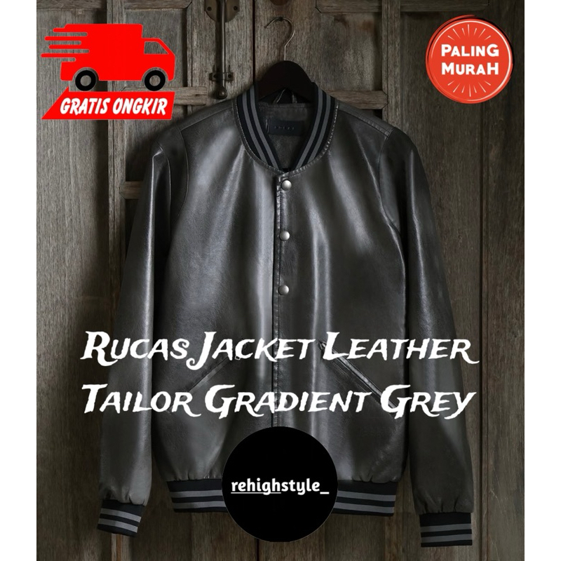 RUCAS JACKET TAILOR GRADIENT GREY LEATHER