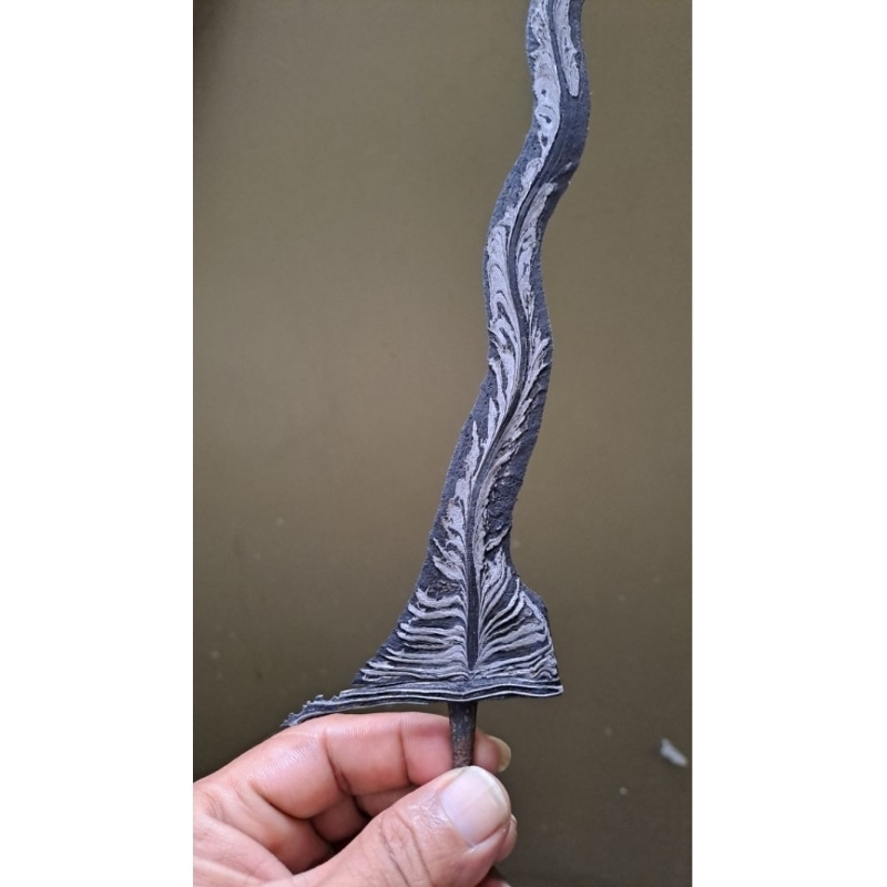 Keris sabuk tali pamor blarak sineret original