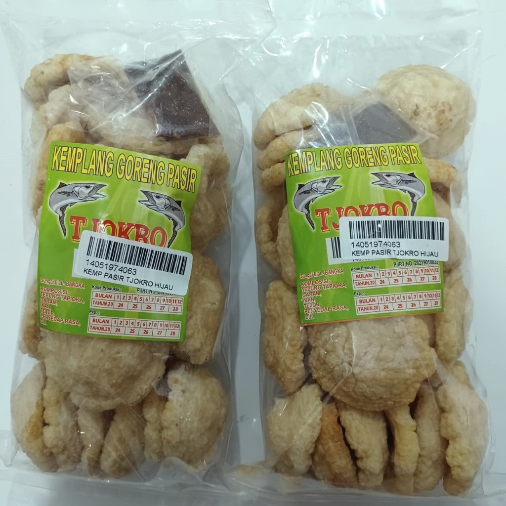 

Kemplang Goreng Pasir Tjokro (Kulit Ikan) Asli Bangka