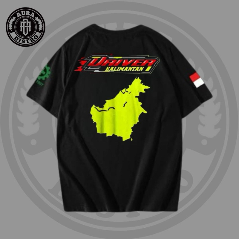 Kaos Driver Muda Kalimantan Salam 3Pedal Baju Tshirt Pria Wanita~FreeSticker