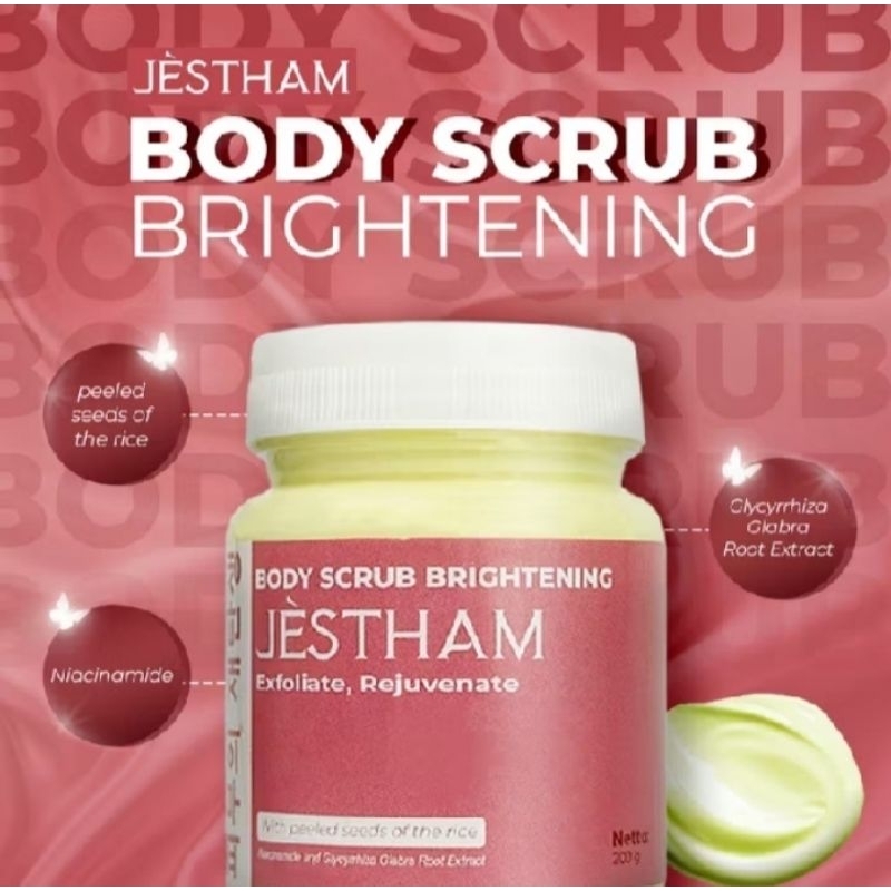 body scrub brightening jestham