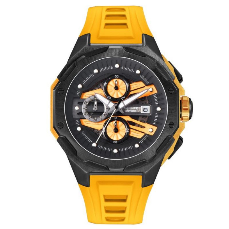Jam Tangan Pria Balmer 8818MCT Analog Silikon Strap Kaca Sapphire Original Garansi Resmi 2 Tahun
