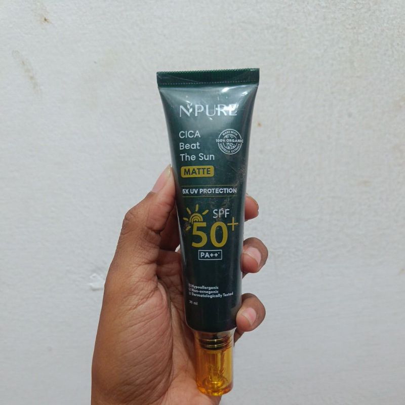 [Mussa] NPURE Cica Beat The Sun Sunscreen SPF 50+ PA++ 35ml