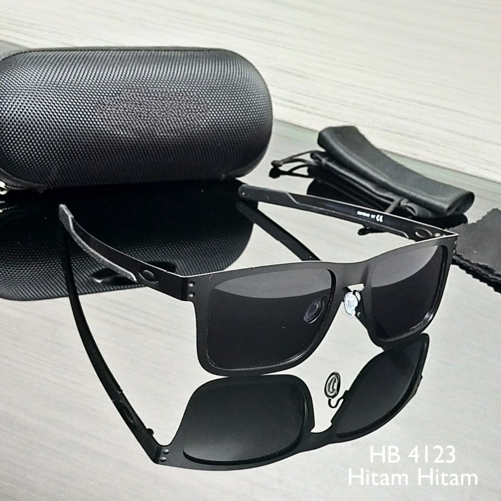 KACAMATA SPORT HITAM TERBARU OAKLEY 9001 ANTISILAU ANTIRADIASI KEREN KEKINIAAN FRAME FIBER LENSA POL