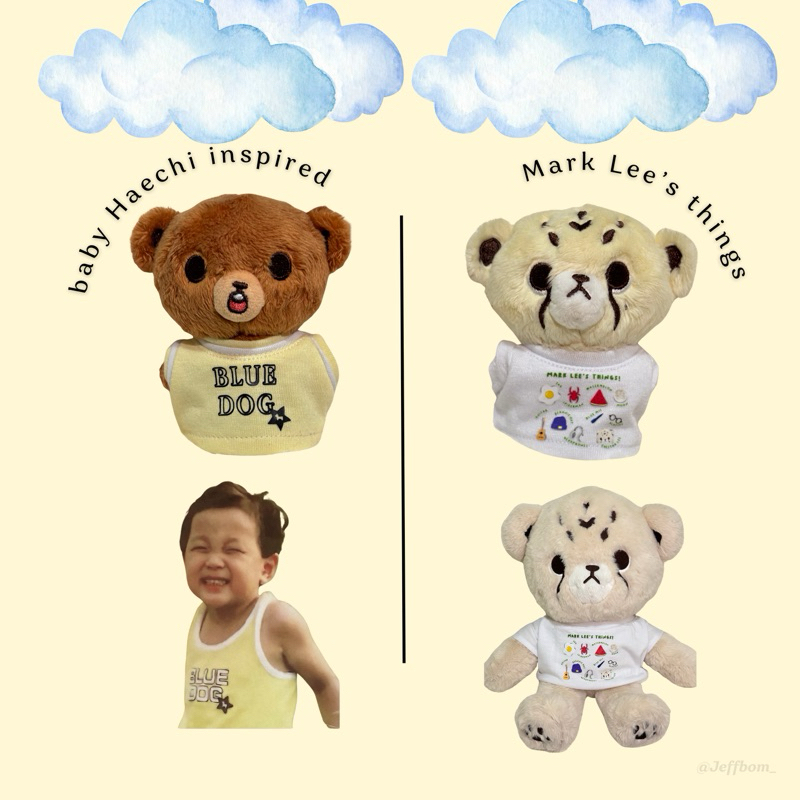 baju boneka doll clothes idol 10 40 CM cheetah lee gomdo lee mark haechan jeno wangjjen NCT