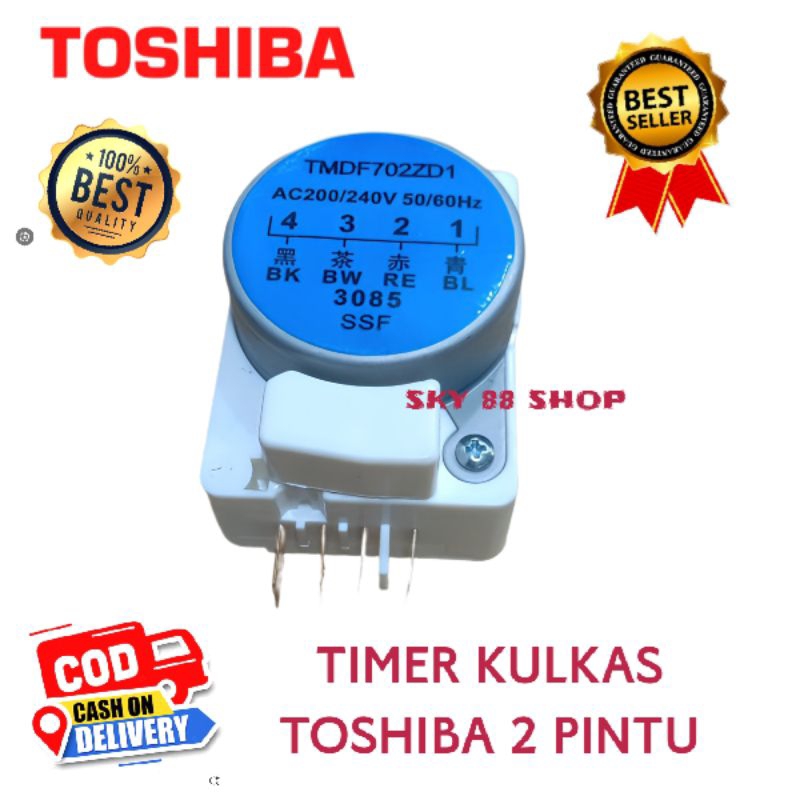 TIMER KULKAS TOSHIBA 1-3 TMDF702ZD1 / TIMER DEFROST KULKAS TOSHIBA