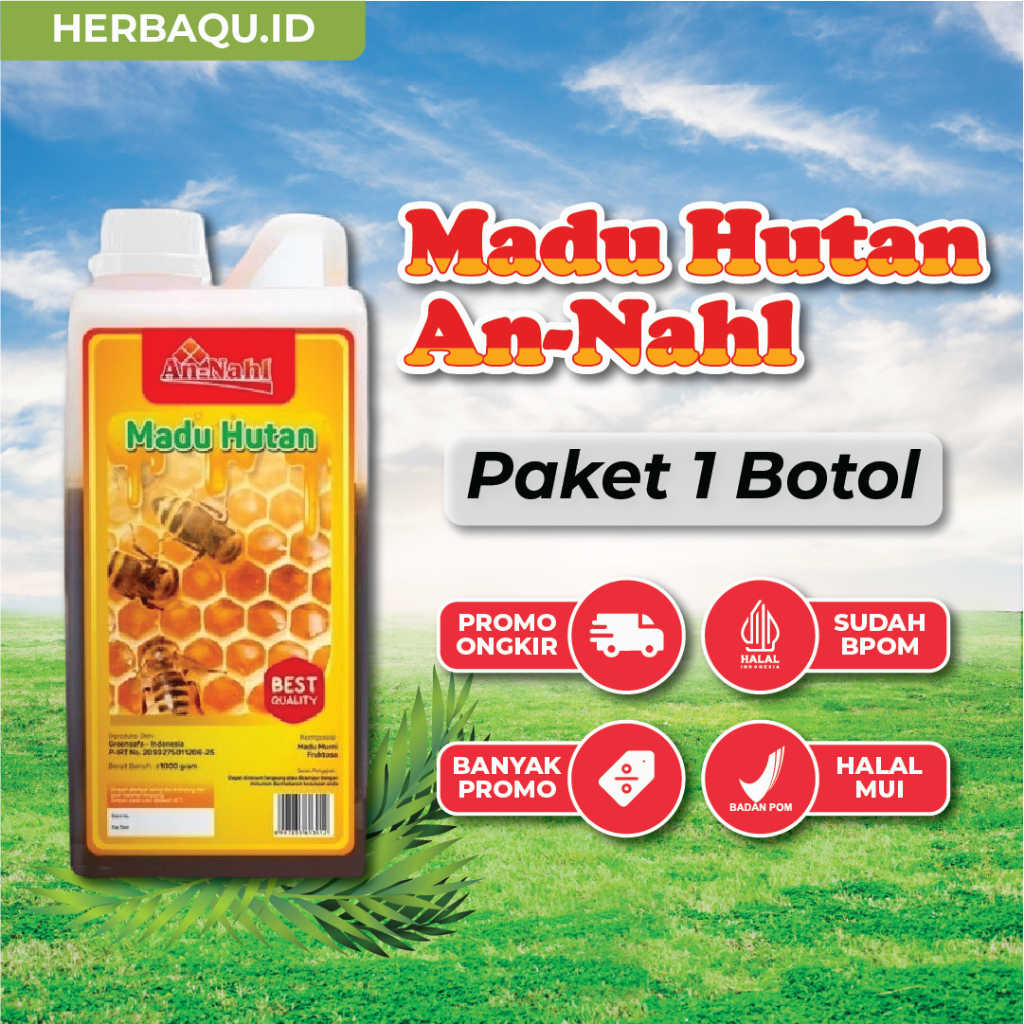 

Madu Hutan An-Nahl 1 Kg Asli Tanpa Campuran Original 100%