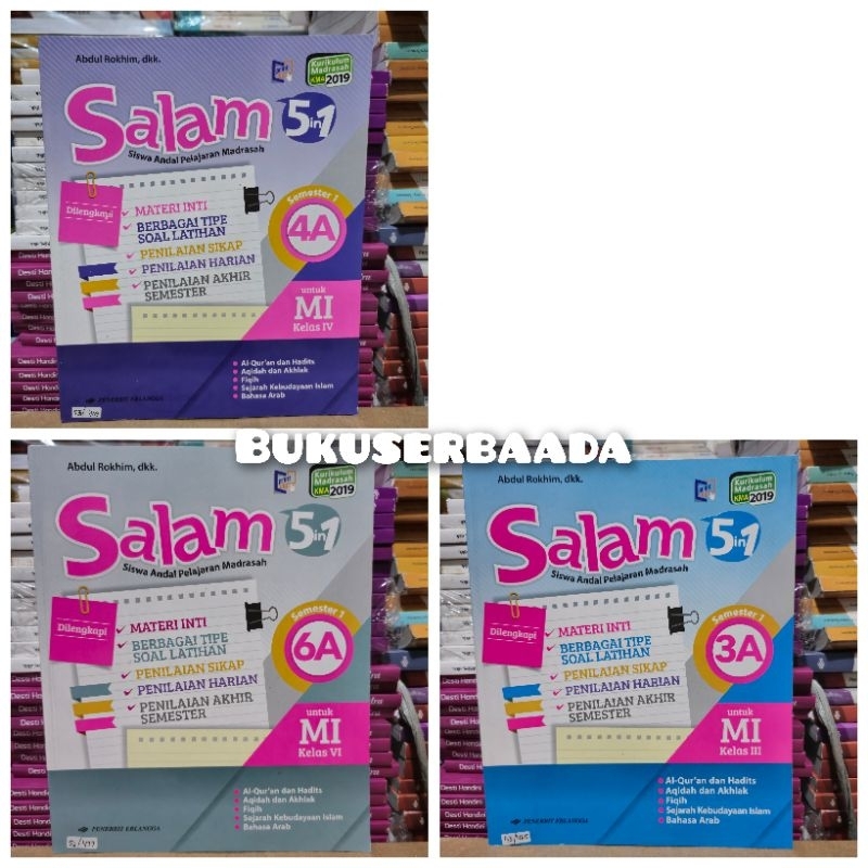 SALAM KELAS 3A/4A/6A SD KURIKULUM MERDEKA ERLANGGA