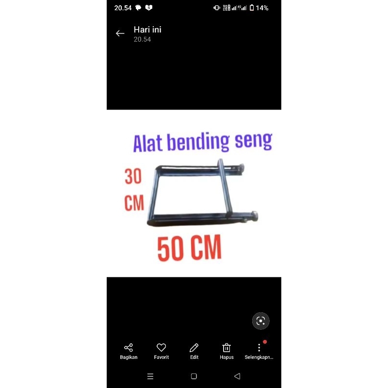 alat bending seng talang air/alat tekuk talang air