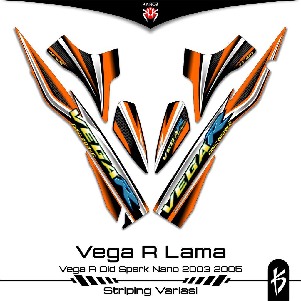 STRIPING VEGA R LAMA SKU 7 STIKER STICKER YAMAHA VEGA R OLD 2003 2005 110 LAMA SIRIUS SPARK NANO