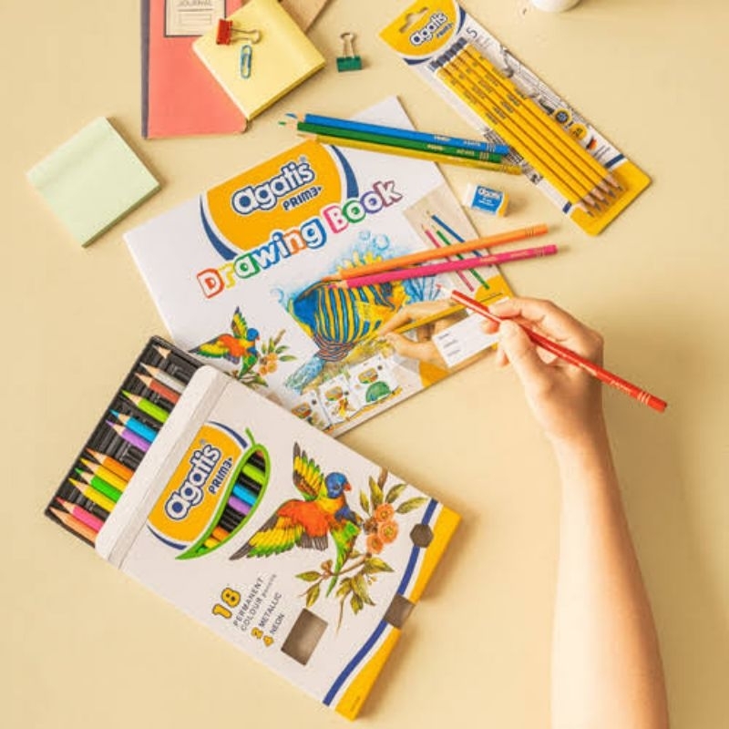 

Pensil Warna Agatis Prime Watercolor ( Aquarell ) 18warna